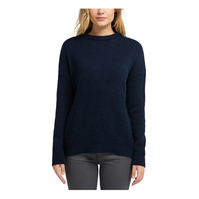 Beżowa bluza Mustang z długimi rękawami  - 1073