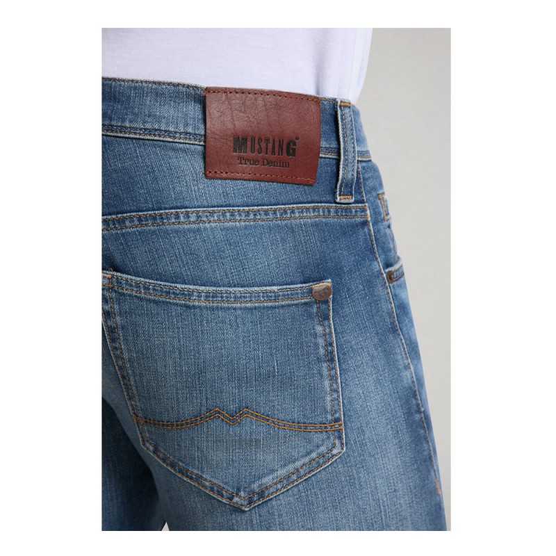 Jeansy Mustang z bocznym szwem, slim fit  - 1208