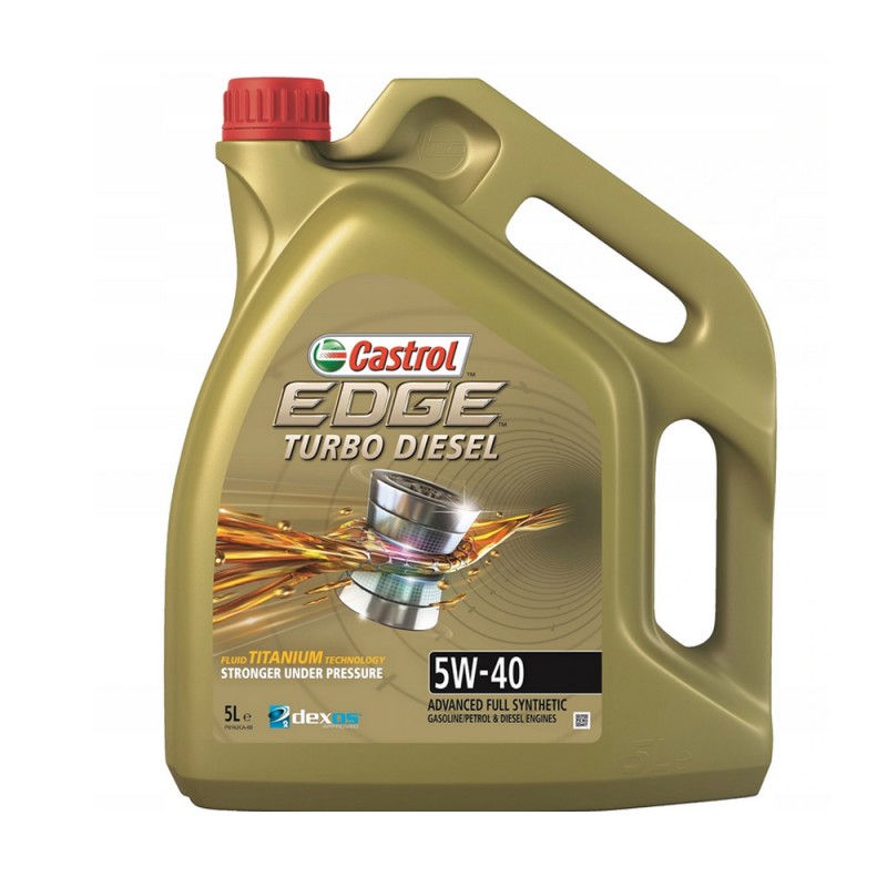 Olej silnikowy syntetyczny Castrol Edge Turbo Diesel Titanium FST 5 l 5W 40  - 1263