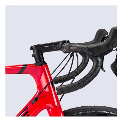 Felt VR Advanced All City Di2, czarny, czerwony (midnight coral fade)