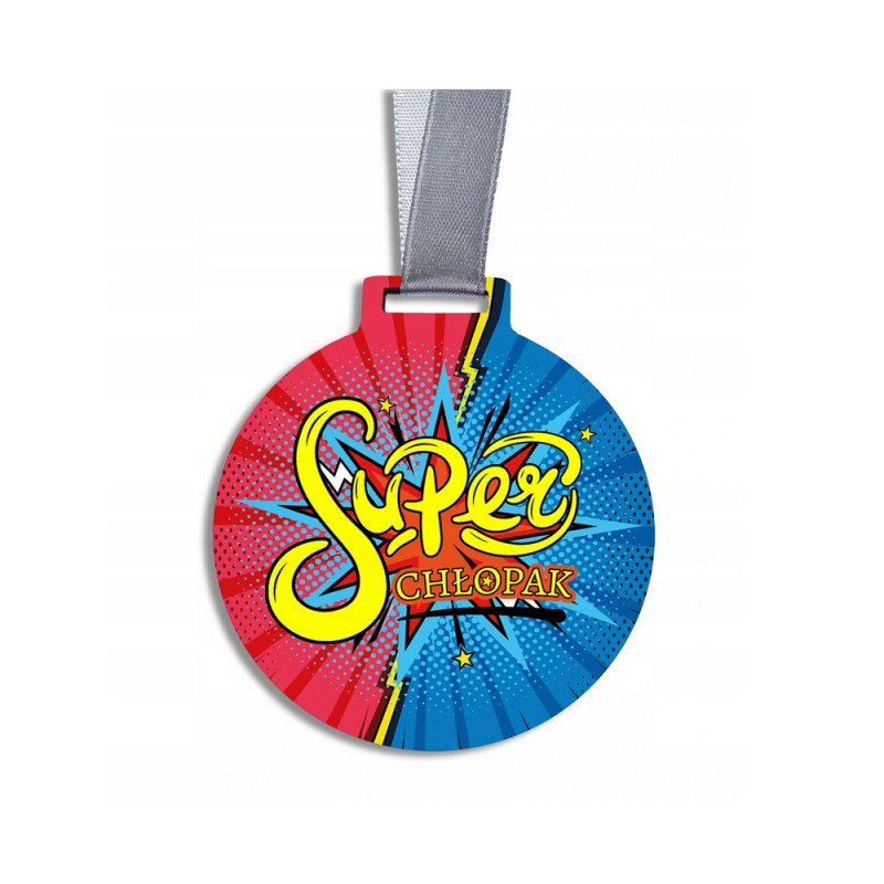 Medal na DZIEŃ CHŁOPAKA drewno prezent szkoła  - 1495