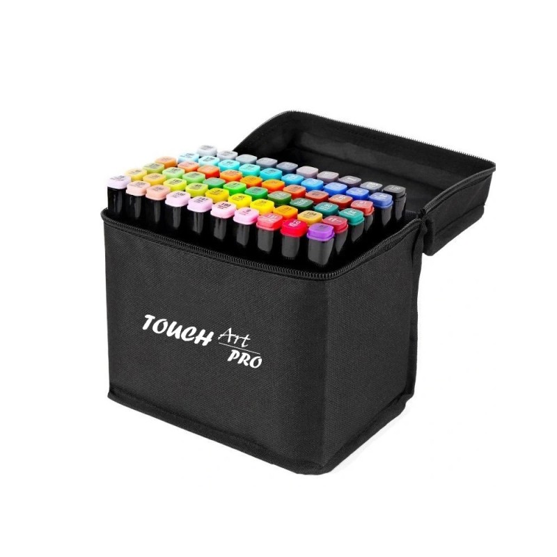 Markery alkoholowe Touch Art PRO zestaw 80szt ETUI  - 1502