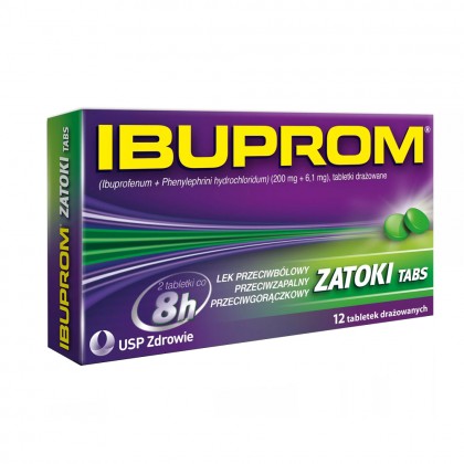 Ibuprom, 200 mg, tabletki powlekane, 50 szt.