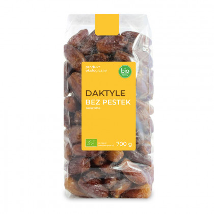 Daktyle bez pestek suszone bezglutenowe Bio 700 g