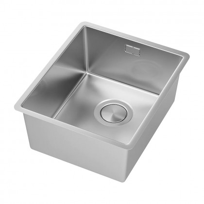 Zlew z widocznym frontem ze stali nierdzwnej, 60 x 69-cm