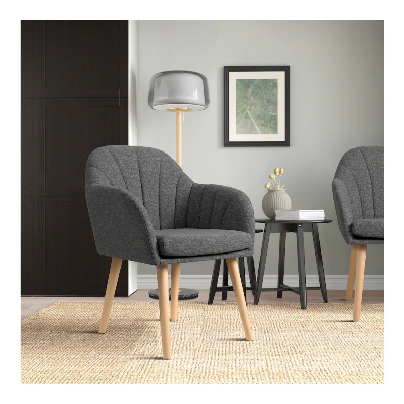 Drewniany fotel do salonu i sypialni  - 939